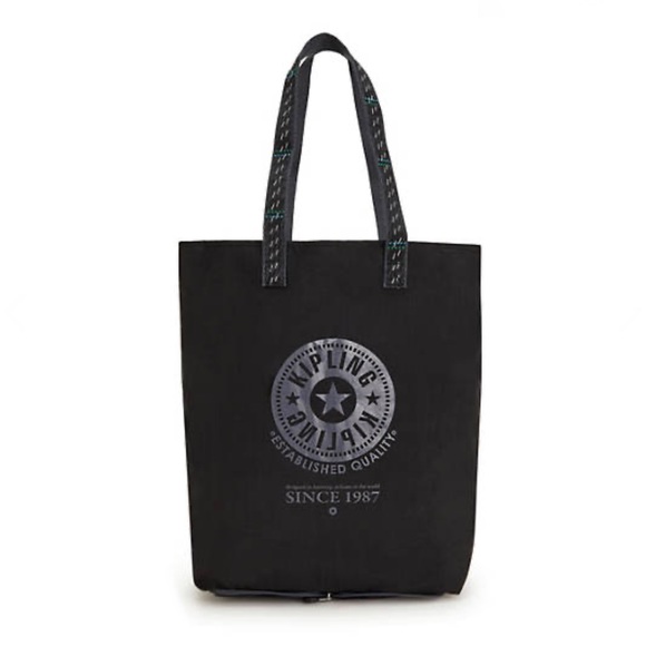 Kipling Bags Kipling Hip Hurray Packable Tote Bag Black Poshmark